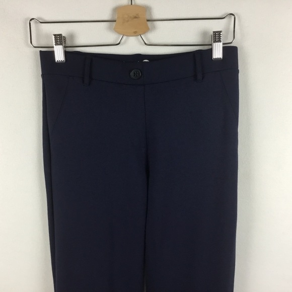 Betabrand Navy Yoga Straight Leg Pull On Pants. - Picture 3 of 8